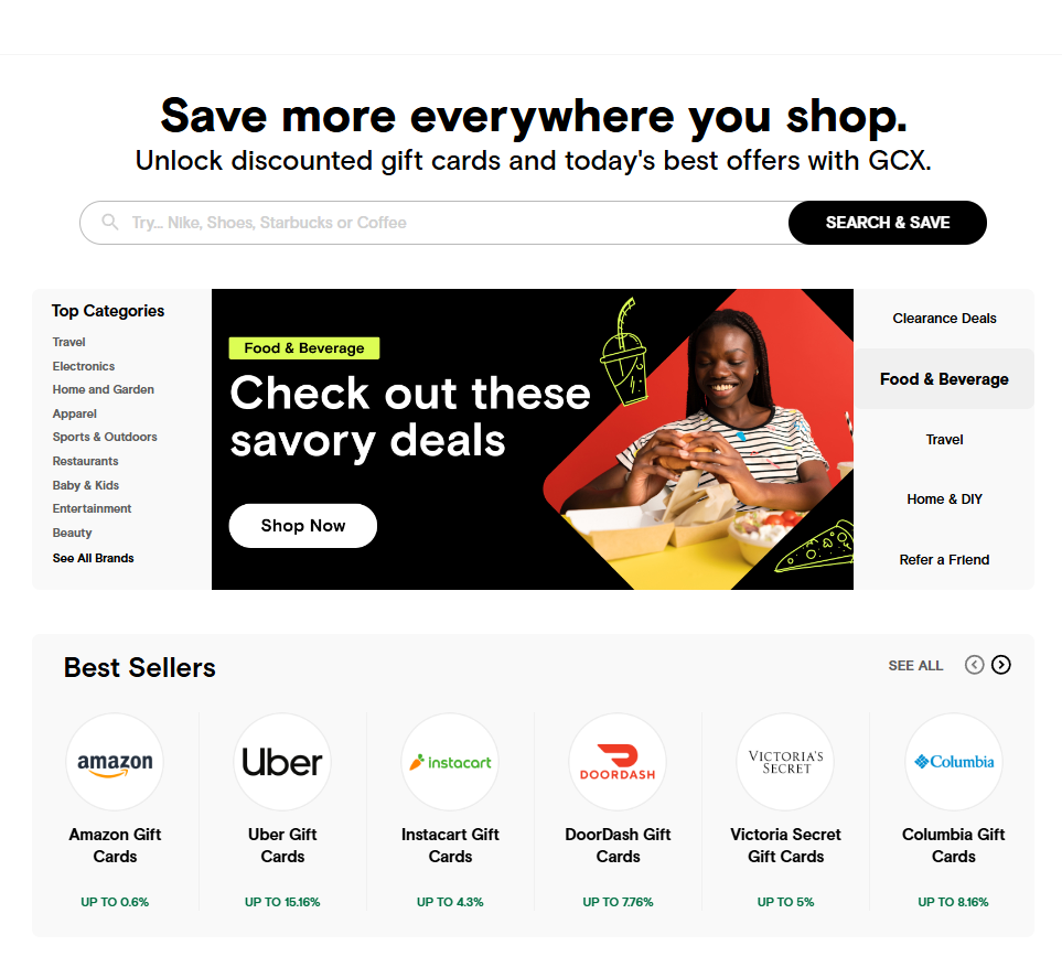 Raise gift card discount deal – find savings on Starbucks and more