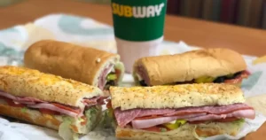 Subway Deals for May 2025 footlong sandwiches and app showing promo deals