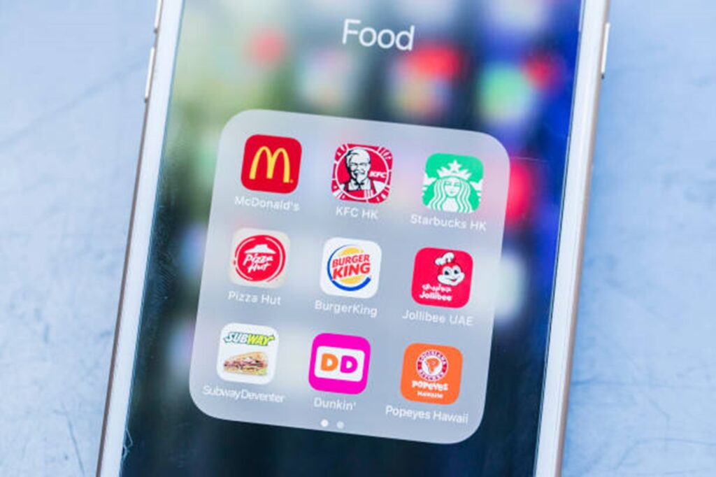 Free food offers in restaurant mobile apps