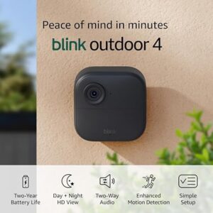 Blink Outdoor 4 smart wireless security camera with 1080p HD and 2-year battery life, now 50% off on Amazon