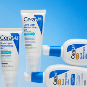 CeraVe free facial moisturizer sample bundle with AM lotion and ultra-light gel